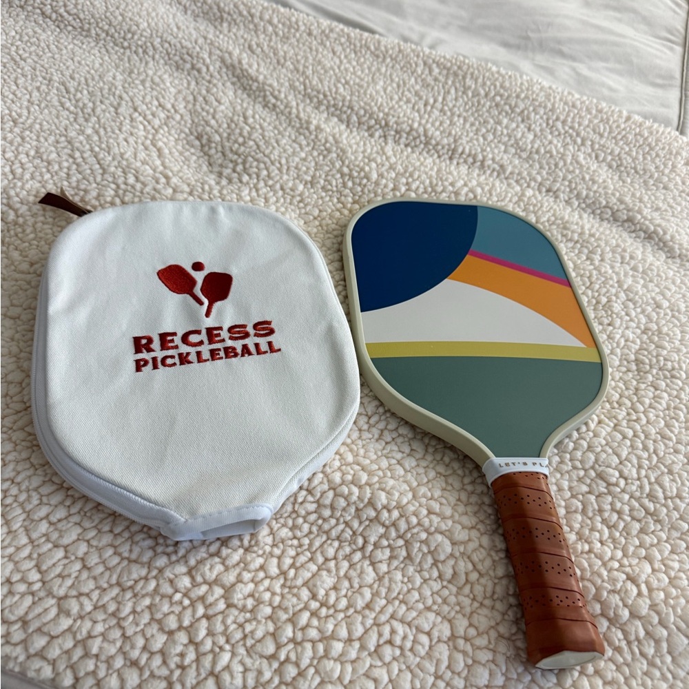 Colorful Recess Pickleball Paddle with Cover